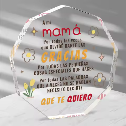 Regalos para el dia de la madre, Acrylic Signs Plaques Gifts for Mom in Spanish, Spanish Mom Gifts f