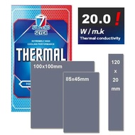 Thermal Pad GPU 20W/MK For SSD GPU CPU LED Heatsink Cooling Conductive Silicone Pad Non-Conductive