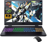 acer Nitro 5 Gaming Laptop 2024 Newest, 15.6" QHD IPS 165Hz Display, AMD Ryzen 7 6800H(8 core), NVID