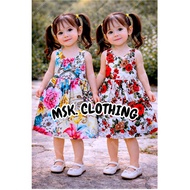 2pcs Cute and Classy Casual Baby Girl Dress aged 2-5yr old