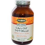 Flora Udo's Choice Udo's Oil 3·6·9 Blend 180 Veggie Softgels