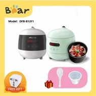 [Fast Delivery]Bear Rice Cooker Mini Multi-function Small Rice Cooker Household Dormitory for 1-2 people DFB-B12F1