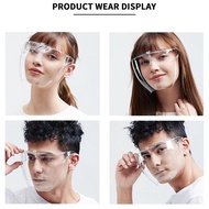 READY STOCK Face Shield Spec Washable Transparent Face Mask for Adult BLOCC Face Shield Adult Plastic PC Glasses