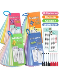 Christmas Decoration Math Flash Cards Addition Subtraction Multiplication & Division All Facts & Gam