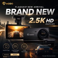 MODO MX25 2.5K HD Dashcam| Dual Channel Recording | App Control | 24H Parking Surveillance