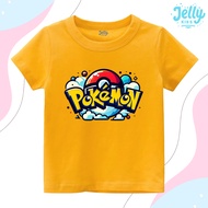 Children's T-shirt with P0k3mon 5 30s Screen Printing