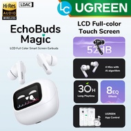 UGREEN T6 EchoBuds LDAC Hi-Res Magic Hybrid Active Noise-Cancelling(ANC) Earbuds (UG-WS211-55137)