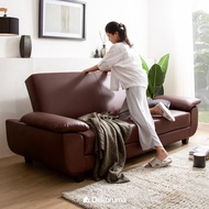 Dekoruma Hato Sofa Bed Minimalis Kulit | Sofabed Lipat Terbaru
