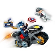 Compatible with Lego 76189 Superhero Captain America vs Hydra Boy Educational Assembled Building Blo