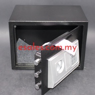 Kingland T-25EF-Black Cash Deposit Front Drop Digital Safe Box with Alarm, Led