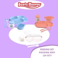Lusty Bunny 4 in 1 Baby Feeding Set LB-1371