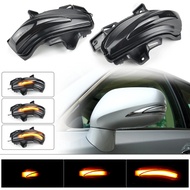 2x Smoked Amber LED Dynamic Side Mirror Blinker Turn Signal Lights For Lexus IS250 IS300C IS250C LS4
