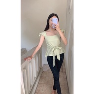 Dasom Top Lime Green/Korean Top