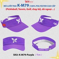 Mũ/Nón Lưỡi Trai Nữ K-M79 100% Polyester dành cho Pickleball Tennis chạy bộ dã ngoại