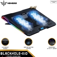 Nyk Nemesis BLACKHOLE X10 X-10 Coolingpad Laptop Fan RGB Laptop Cooling Pad