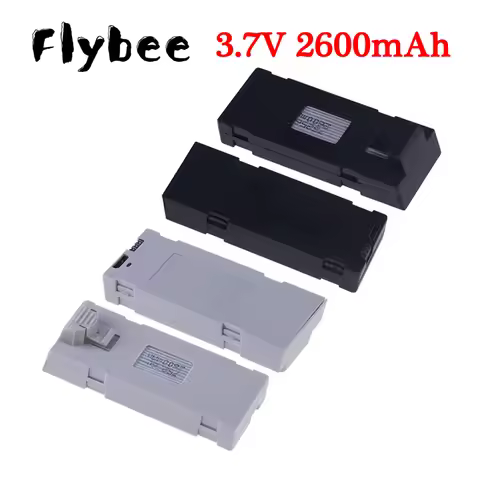 Upgrade 1800mAh to 2600mAh 3.7V Lipo Drone Battery Replacement for E88 E88PRO E88MAX E525 E99 E99PRO