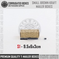 Starbox S1 Small Brown Kraft Mailer Box T-Mailer Box Corrugated Box Shipping Box Packaging Box