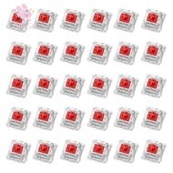 BALSA 20Pcs Mechanical Keyboard Switches, Plastic Dustproof Keyboard Switches,  Tactile Clicky Linea