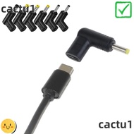 CACTU Type C to DC Jack Plug, Universal 5V 9V 12V USB C PD to DC Power Connector, Charging Adapter f