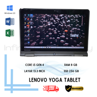 Lenovo Yoga Tablet Touchscreen Laptop Premium harga murah Lenovo HP Dell Acer