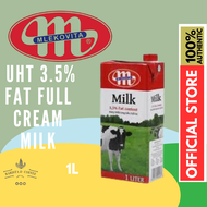 Mlekovita Full Cream Milk 1L - UHT 3.5% Fat Perfect for Cooking Baking & Drinking