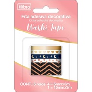 Tilibra - Fita Adesiva Washi Tape