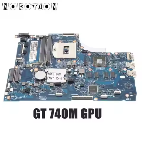 NOKOTION For HP ENVY 15-J 15T-J Laptop Motherboard 746447-501 746447-001 6050A2548101-MB-A02 GT 740M