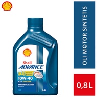 SHELL ADVANCE AX7 SCOOTER MATIC OIL 10W 40 0.8 LITER