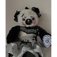 Plushies Backpack Bear Clay | Black & White Soft Customized Panda Bag Black and White Backpack Teddy
