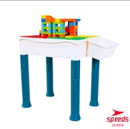 Meja Belajar Anak Meja Lego Mainan Edukasi Susun Balok Building