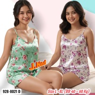 J928-8021D Pajama Set Patternedsatin Size L - XL (Weight 35-55 Kg)