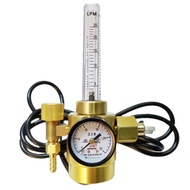 Carbon Dioxide Air Compressor Co2 Reducer Brass Body CGA-580 Inlet 36V Welding Tool Set Gas Regulator
