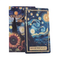 78-Card Starry Night Tarot Psychological Oracle Deck Divination Board Game & Cards Game qiazhilth
