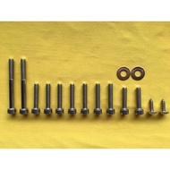 Stainless 304- Skydrive 125 fan cover bolt and magneto cover bolt