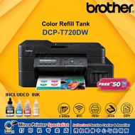 Brother DCP-T720DW Color Refill Tank Printer - Wifi /Print /Scan /Copy/AirPrint/LCD Screen/ADF/Depan