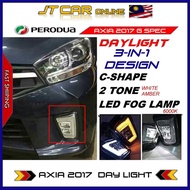 【Ready Stock】Perodua Axia 2017 G Spec Daylight Fog Lamp Signal Led