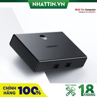 Bộ chia máy in 2 vào 1 cổng USB 2.0 chính hãng Ugreen 30345 cao cấp - Phân Phối Chính Hãng