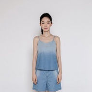 閑適田園水洗牛仔細肩帶背心 Countryside Chambray Tank Top