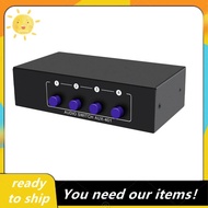 AUX Audio Switcher 4 in 1 Out Stereo Audio  4X1 3.5mm Aux L/R  Audio Switch Box Analog Audio , A Eas