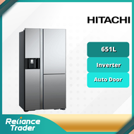 Hitachi 651L Side By Side Luxury Refrigerator R-M820AGP4MX