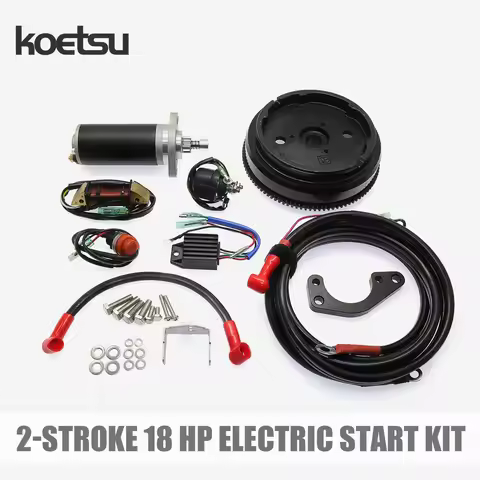 KOETSU Electric Start Kit — Compatible with Tohatsu 18HP 2-Stroke Outboard Motors 3G2-06091-1 350-76