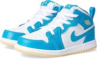 nike Air Jordan 1 Mid Toddler Aquatone/Celestial Gold-White DQ8424 400 - Size 8c