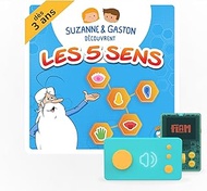 Lunii - Set Suzanne and Gaston Discover the 5 Senses with Hello Maestro - Interactive Audio Book fro