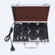 HOT STONE SET HEATING BOX + HOT STONE MASSAGE HOT STONE SPA 18 PCS