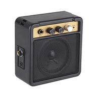 [Ship in 24h] Mini Guitar Amplifier Amp Speaker 5W with 6.35mm Input 1/4 Inch Headphone Output Suppo