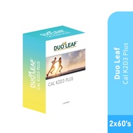 DUOLEAF CAL K2D3 2X30s with Calcium Vitamin K2 Vitamin D3 Supplement Tulang & Sendi