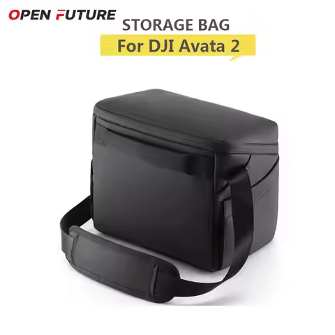 Drone Portable Bag For DJI Avata 2 Black Outdoor Travel Shoulder Omnibearing Storage Bags For DJI Av