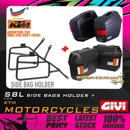 SET KOMBO KOTAK/BOX GIVI E22N,E23N SIDE CASES + SBL SIDEBAGS HOLDER FOR KTM ADVENTURE 250/390, DUKE 
