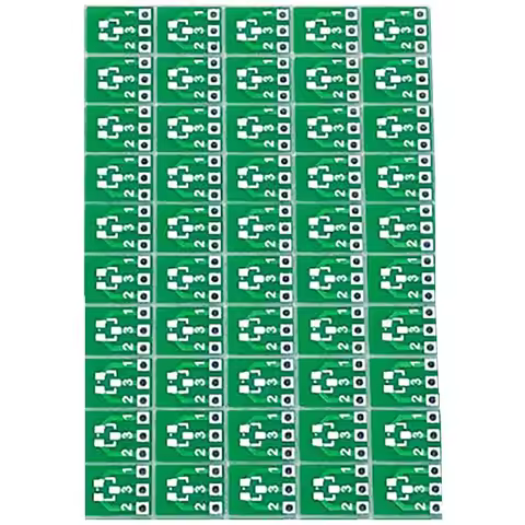 Unique! 50Pcs SOT23 SOT23-3 Turn SIP3 Double-Side SMD Turn DIP SIP3 Adapter Converter Plate SOT SIP 