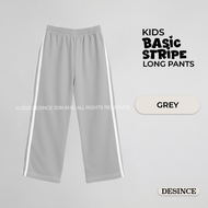 DESINCE Kids Tracksuit 2 Line Striped Design 3Y-12Y Casual Pants Sports Pants Relaxed Fit Straight S
